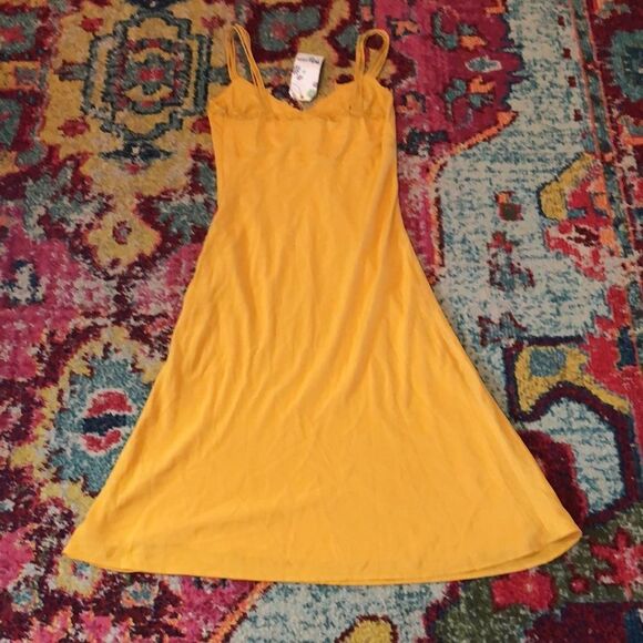 NWT Show Me Your Mumu - Yellow Slip Dress - XS - Picture 6 of 16